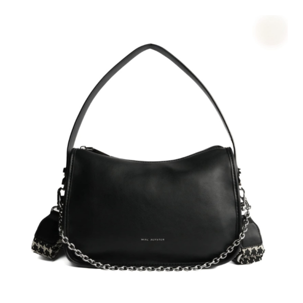 SAC PORTÉ ÉPAULE MILAN KSI-334 MAC ALYSTER NOIR VUE DE FACE