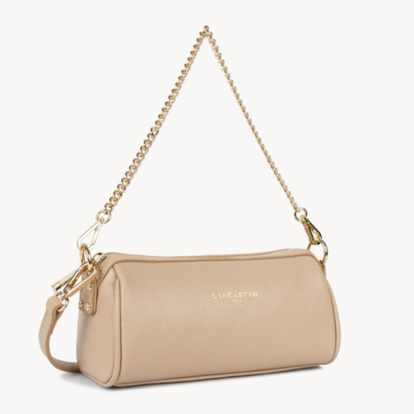 SAC TROTTEUR MILANO ANA LANCASTER 547-100 BEIGE FONCÉ VUE LATÉRALE
