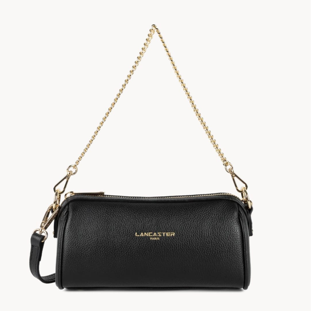 SAC TROTTEUR MILANO ANA LANCASTER 547-100 NOIR VUE DE FACE SAC TROTTEUR MILANO ANA LANCASTER 547-100 NOIR VUE DE FACE