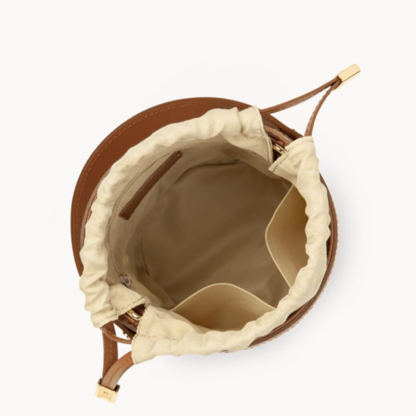 SAC SEAU CANNAGE ROTIN 480-110 LANCASTER CAMEL VUE INTÉRIEURE