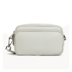 SAC BANDOULIÈRE MILAN AMA 480-062 LANCASTER GRIS CLAIR VUE DE FACE