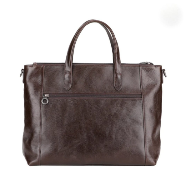 SAC PORTÉ MAIN EDITH A123-15 ARTHUR & ASTON CAFÉ VUE DE DOS