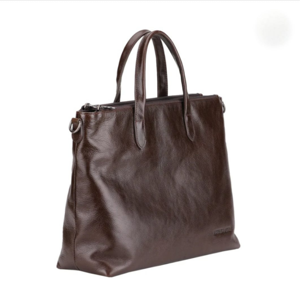 SAC PORTÉ MAIN EDITH A123-15 ARTHUR & ASTON CAFÉ VUE LATÉRALE