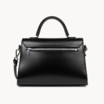 433-17 SAC À MAIN M SUAVE EVEN LANCASTER NOIR VUE DE FACE