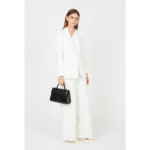 433-17 SAC À MAIN M SUAVE EVEN LANCASTER NOIR VUE DE FACE