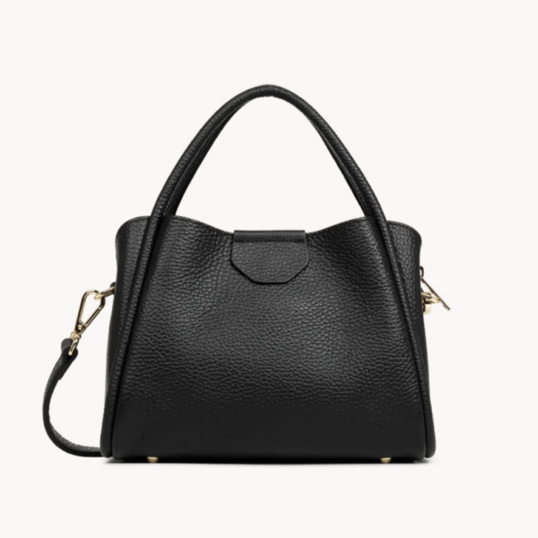 470-83 SAC À MAIN S IDA DOUBLE LANCASTER NOIR-IN-NUDE VUE DE DOS