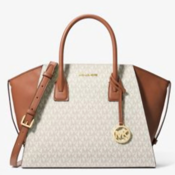 GRAND SAC AVRIL LOGO SIGNATURE MICHAEL KORS 35F4G4VS3B VANILLA VUE DE FACE