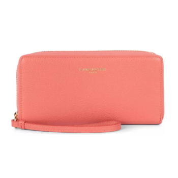 PORTEFEUILLE COMPAGNON LANCASTER DUNE 129-18 ROSE BLUSH VUE DE FACE