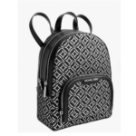 SAC À DOS JAYCEE BLACK SILVER MICHAEL KORS 35F4S8TB2J VUE DE FACE