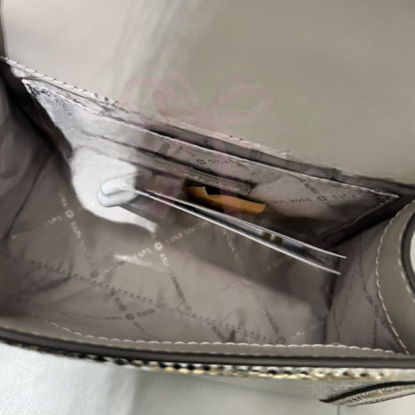SAC BANDOULIÈRE WHITNEY SILVER MICHAEL KORS 35F4SWHC1M VUE INTÉRIEURE 2
