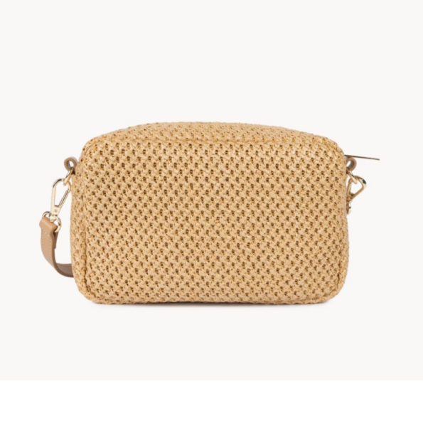 518-030 SAC TROTTEUR ZIPPÉ OSIER LANCASTER NATUREL VUE DE DOS