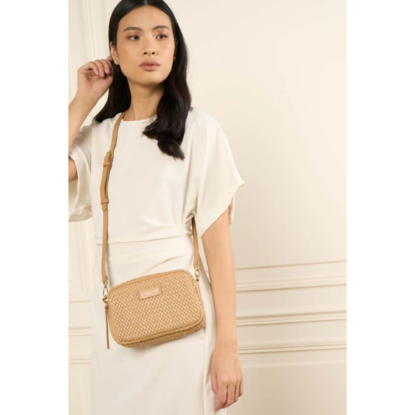 518-030 SAC TROTTEUR ZIPPÉ OSIER LANCASTER NATUREL VUE EN SITUATION
