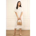 518-031 SAC TROTTEUR ZIPPÉ OSIER LANCASTER NATUREL VUE DE FACE