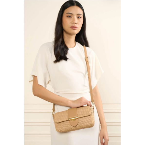 518-031 SAC TROTTEUR ZIPPÉ OSIER LANCASTER NATUREL VUE EN SITUATION 2