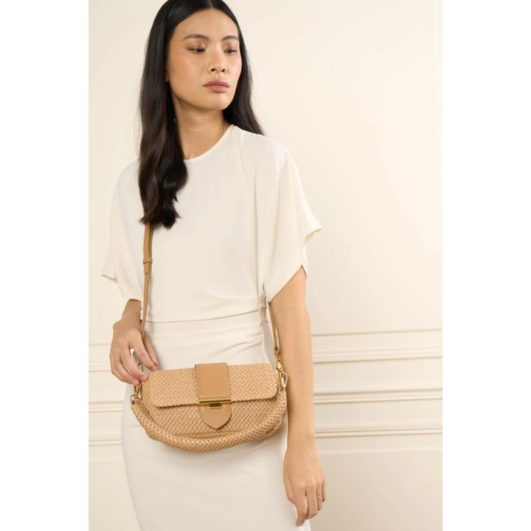 518-031 SAC TROTTEUR ZIPPÉ OSIER LANCASTER NATUREL VUE EN SITUATION 3