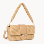 518-031 SAC TROTTEUR ZIPPÉ OSIER LANCASTER NATUREL VUE DE FACE