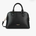 538-004 SAC DEMI-LUNE M SIERRA JIA LANCASTER NOIR VUE DE FACE