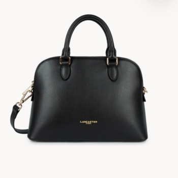 538-004 SAC DEMI-LUNE M SIERRA JIA LANCASTER NOIR VUE DE FACE