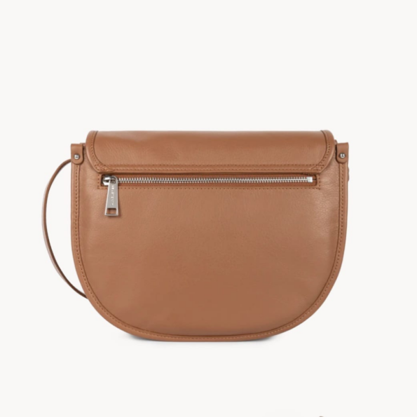 576-002 SAC BESACE À RABAT M SOFT SELMA LANCASTER CAMEL VUE DE DOS