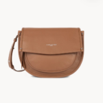 576-002 SAC BESACE À RABAT M SOFT SELMA LANCASTER CAMEL VUE DE FACE