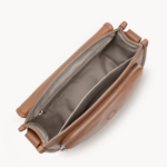 576-002 SAC BESACE À RABAT M SOFT SELMA LANCASTER CAMEL VUE DE FACE