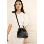 470-81 SAC BOURSE ALBA DOUBLE LANCASTER MOIR-IN-NUDE VUE DE FACE