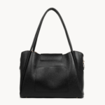SAC CABAS ÉPAULE IDA DOUBLE NOIR-IN-NUDE 470-85 LANCASTER VUE DE FACE