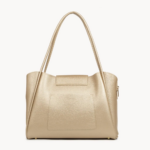 SAC CABAS ÉPAULE IDA DOUBLE NOIR-IN-NUDE 470-85 LANCASTER VUE DE FACE