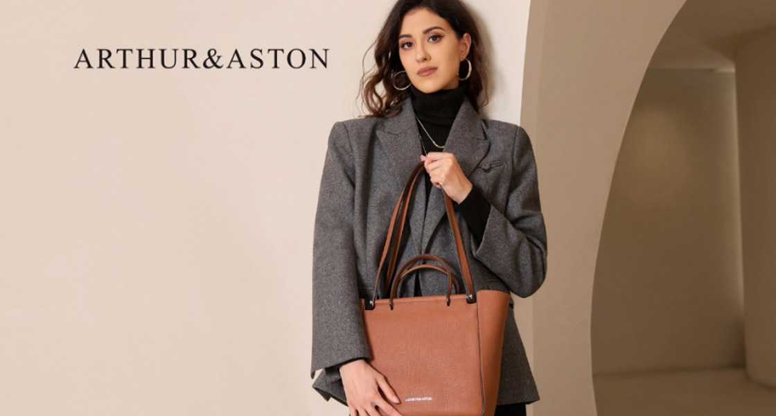 grand SAC SHOPPING CÉLESTE de chez Arthur & Aston