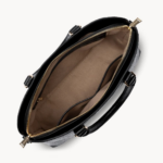 GRAND SAC DEMI-LUNE EXO LANCASTER 524-114 NOIR VUE DE FACE