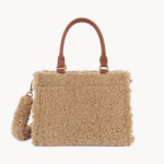 MINI SAC CABAS MAIN MOUMOUTE LANCASTER 518-055 COGNAC VUE DE FACE