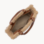 MINI SAC CABAS MAIN MOUMOUTE LANCASTER 518-055 COGNAC VUE DE FACE