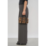 PETIT SAC POLOCHON MOUMOUTE LANCASTER 518-053 NOIR LEOPARD VUE DE FACE
