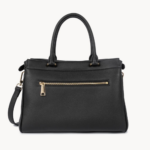 SAC CABAS MAIN LADY ROMY 572-107 LANCASTER NOIR VUE DE FACE