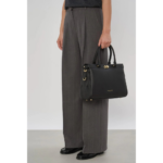 SAC CABAS MAIN LADY ROMY 572-107 LANCASTER NOIR VUE DE FACE