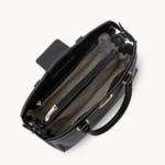 SAC CABAS MAIN LADY ROMY 572-107 LANCASTER NOIR VUE DE FACE