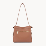 SAC HOBO LADY ROMY 572-105 LANCASTER CAMEL VUE DE FACE