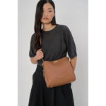 SAC HOBO LADY ROMY 572-105 LANCASTER CAMEL VUE DE FACE