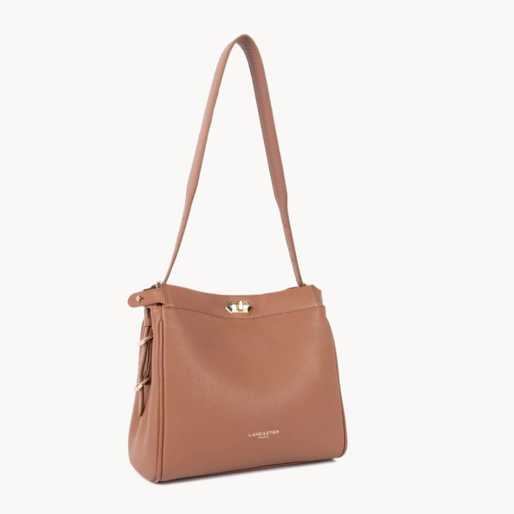 SAC HOBO LADY ROMY 572-105 LANCASTER CAMEL VUE LATÉRALE SAC HOBO LADY ROMY 572-105 LANCASTER CAMEL VUE LATÉRALE