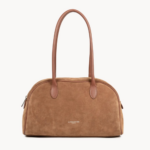 GRAND SAC CABAS ÉPAULE SUEDE 480-086 LANCASTER CAMEL VUE DE FACE