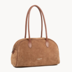 GRAND SAC CABAS ÉPAULE SUEDE 480-086 LANCASTER CAMEL VUE DE FACE