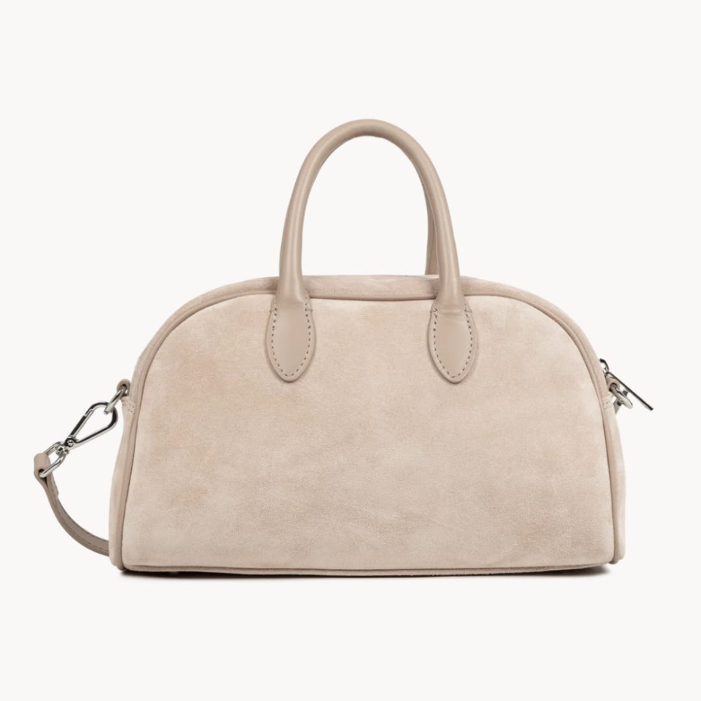 SAC À MAIN BOWLING SUEDE 480-085 LANCASTER BEIGE FONCÉ VUE DE DOS SAC À MAIN BOWLING SUEDE 480-085 LANCASTER BEIGE FONCÉ VUE DE DOS