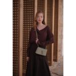 PETIT SAC BOÎTE MILANO TRÉSOR 547-115 LANCASTER MASTIC VUE DE FACE