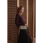 PETIT SAC BOÎTE MILANO TRÉSOR 547-115 LANCASTER MASTIC VUE DE FACE