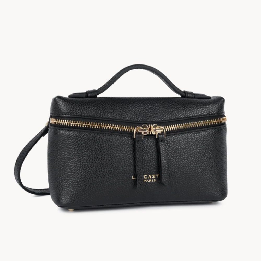 PETIT SAC BOÎTE MILANO TRÉSOR 547-115 LANCASTER NOIR VUE LATÉRALE PETIT SAC BOÎTE MILANO TRÉSOR 547-115 LANCASTER NOIR VUE LATÉRALE