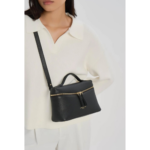 SAC BOÎTE M MILANO TRÉSOR 547-115 LANCASTER NOIR VUE DE FACE