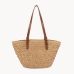 SAC CABAS ÉPAULE LE PANIER 518-080 LANCASTER COGNAC VUE DE FACE