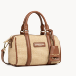 SAC POLOCHON MINI OSIER 518-072 LANCASTER COGNAC VUE DE FACE